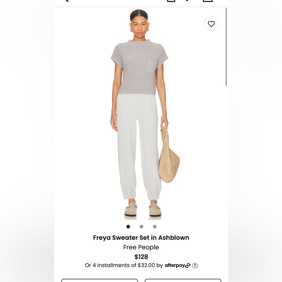 NWT Free People Beach Ashblown Joggers - Picture 4 of 5